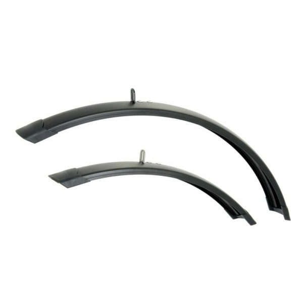 Garde-boue Alu Pletscher Fender Sport R50 24-26", noir, largeur 50mm