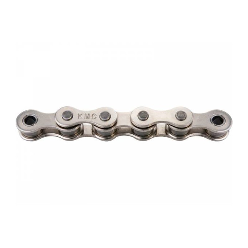 CHAINE LARGE KMC B1 1/2x1/8 112 MAILLONS 1V ARGENT