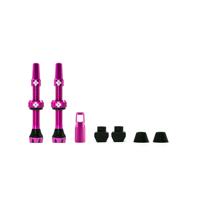 VALVE SET MUC-OFF V2 TUBELESS 44mm ROSE