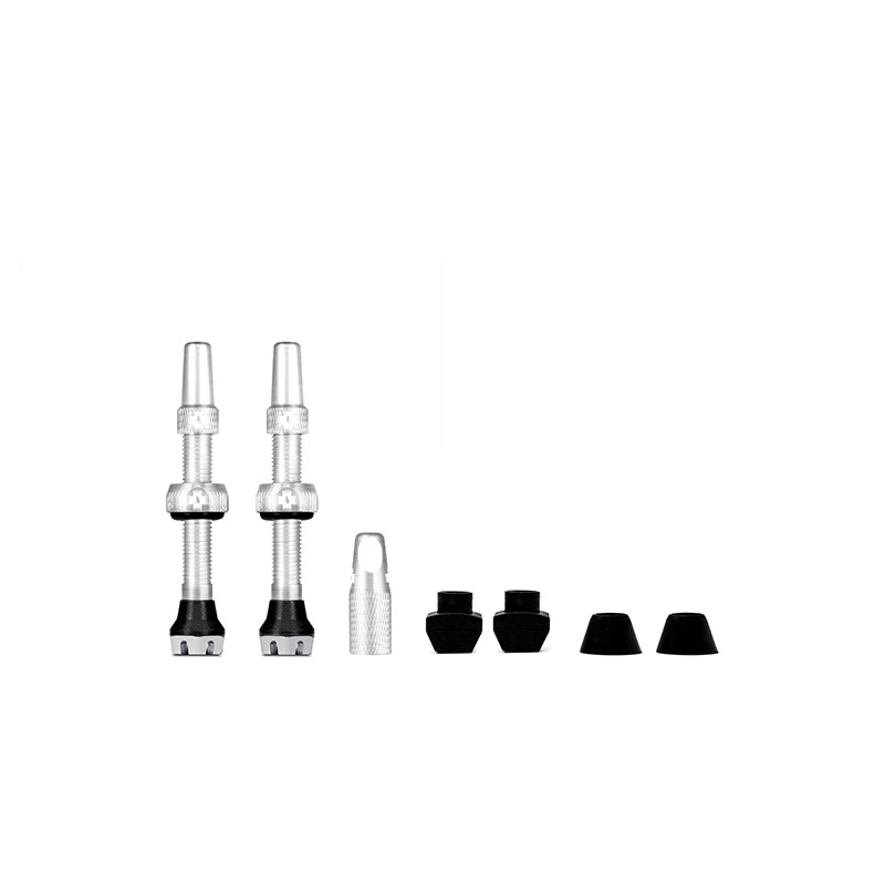 VALVE SET MUC-OFF V2 TUBELESS 44mm ARGENT