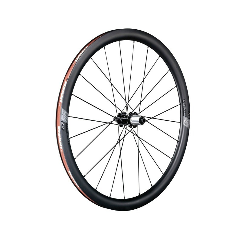 PAIRE DE ROUES VISION SC 40 DB CL PNEUS TLR XDR MOYEU LIBRE