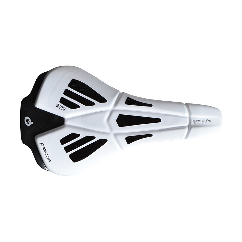 SELLE PROLOGO SCRATCH-M5 TIROX CPC 140 BLANC/NOIR