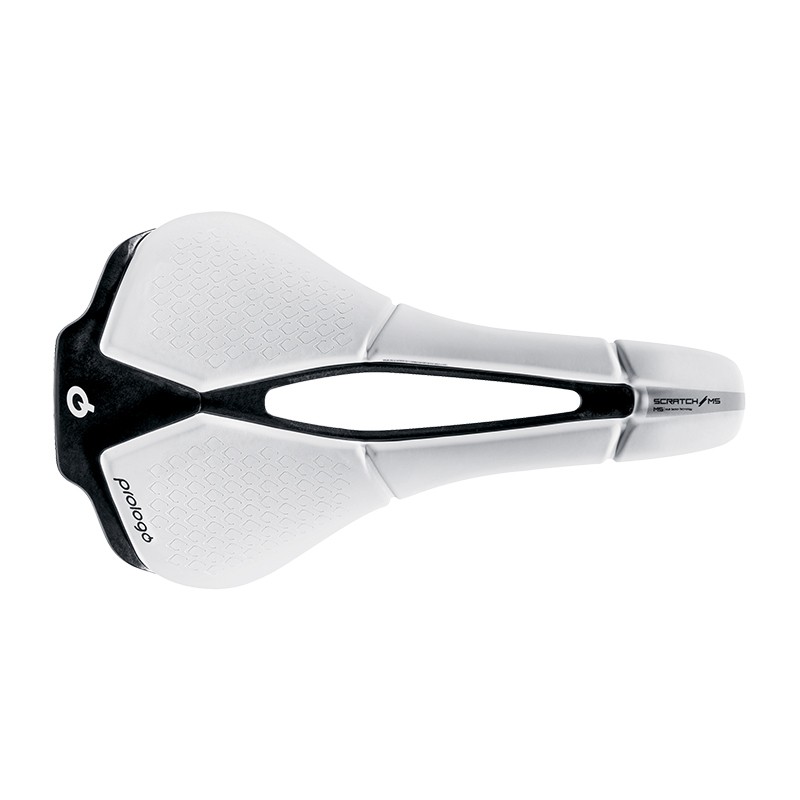 SELLE PROLOGO SCRATCH M5 PAS TIROX 140 BLANC/NOIR