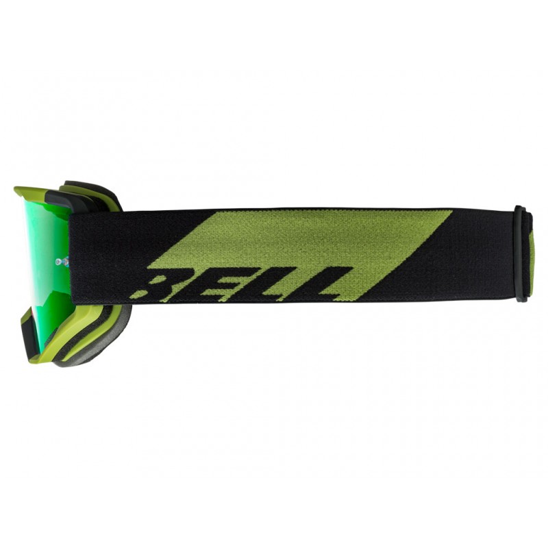 GIRO DESCENDER CROSSBONES VERT MAT/VERRES NOIR : MIROIR VERT REVO
