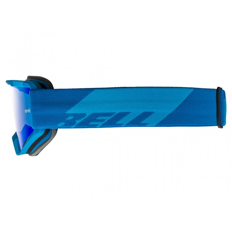 GIRO DESCENDER CROSSBONES MAT BLEU CLAIR/BLEU VERRES : REVO BLUE MIRROR