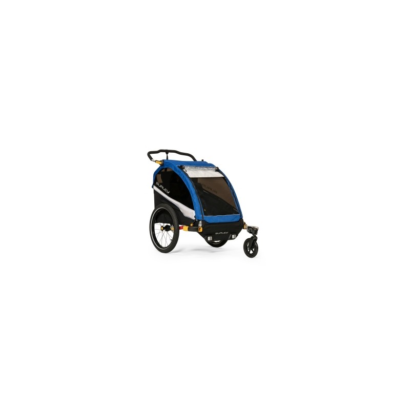 BURLEY ENCORE X REMORQUE ENFANT BLEU BIPLACE