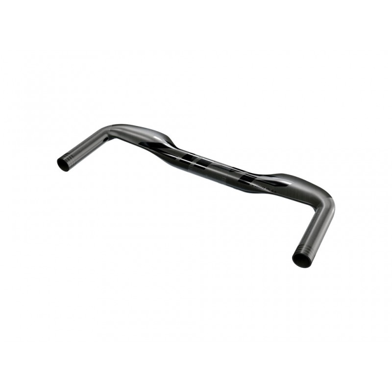 GUIDON ZIPP VUKA BULL CARBON 38MM 20 DROP/RISE 31.8 NOIR LASER LOGO B1