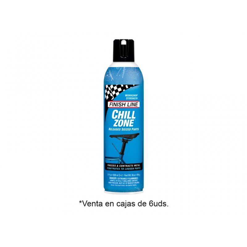 FINISH LINE CHILL ZONE RUST REMOVER CHAIN CLEANER 17 Oz