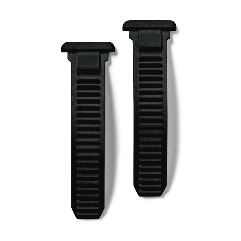 PAIRE DE CEINTURES BOUCLE ETRIER BRACELET NOIR