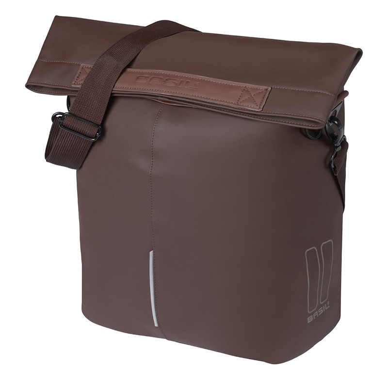 SAC À CROCHET EN CUIR VEGAN BASILIC 14-16L POLY.MAR