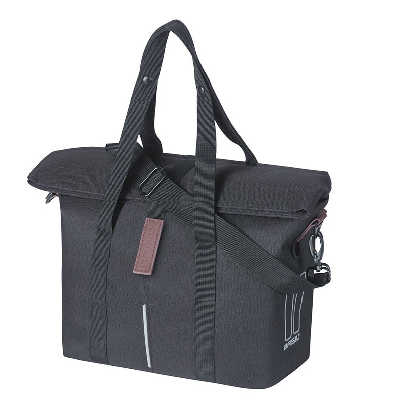 BASIL CITY SAC KLICKFIX 8-11L POLIES IMPERMÉABLES.NOIR