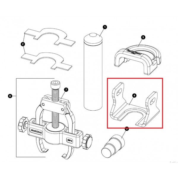 PARK TOOL 1197 - PIÈCE CBP-5/CBP-8 ADAPTATEUR EXTRACTEUR DE ROULEMENT PARK TOOL 1197 - PIÈCE CBP-5/CBP-8 ADAPTATEUR EXTRACTEUR DE ROULEMENT