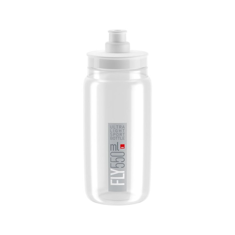 FLACON ELITE FLY TRANSPARENT LOGO GRIS 550ml