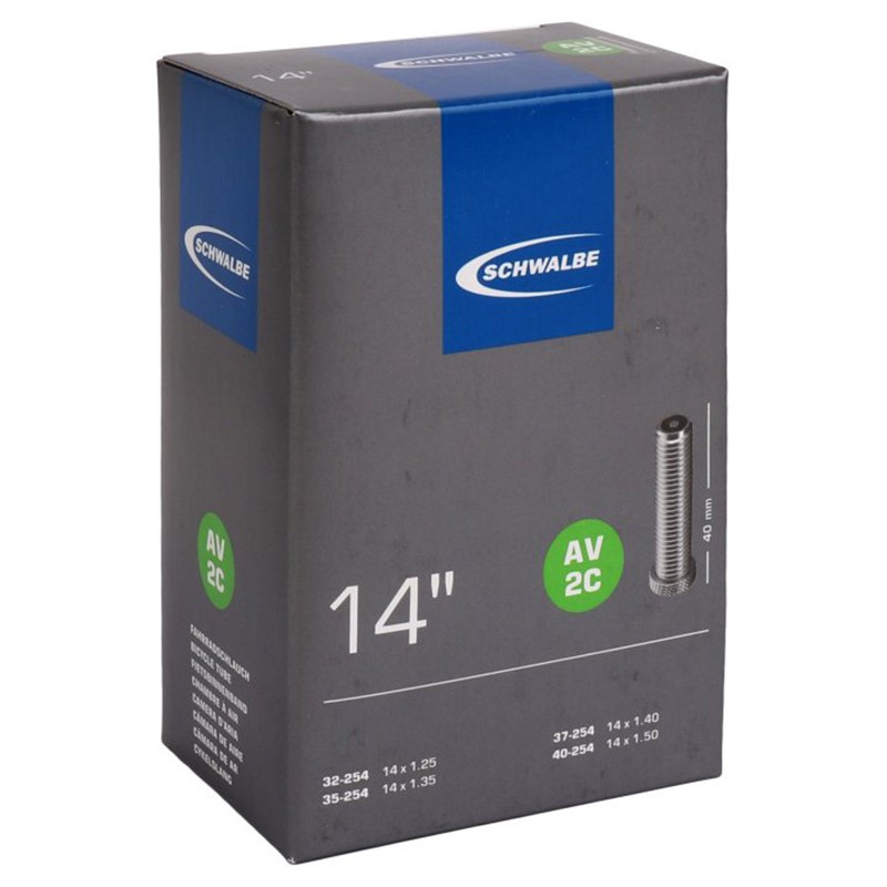 CAMÉRA SCHWALBE AV2C 14x1.10-1.50 V. STANDARD 40mm