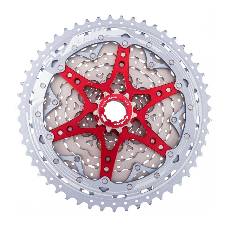 CASSETTE SUNRACE CSMX80 11V SHIMANO HG AL/ACIER ARGENT 11-51