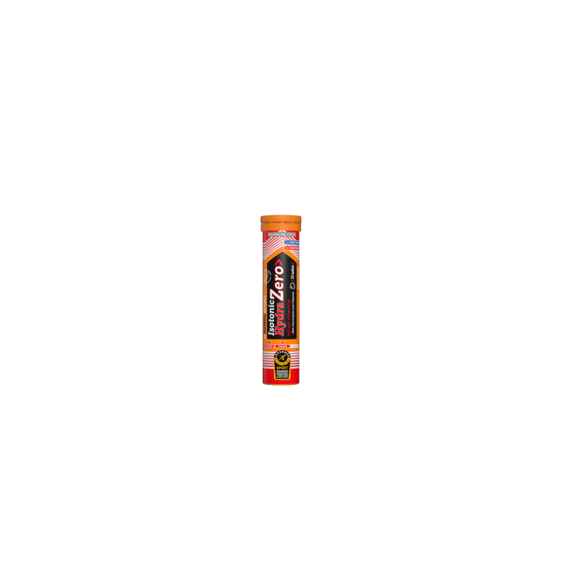 COMPRIMES EFERVESCENTS NAMEDSPORT ISOTONIC HYDRA ZERO AVANT/PENDANT ORANGE 82 gr (18 TUBES)