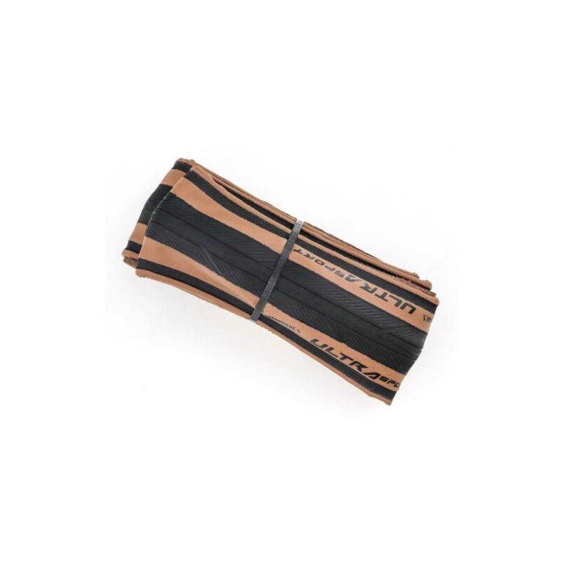 PNEU CONTINENTAL ULTRA SPORT III 700x28C PLIABLE NOIR/MARRON 28-622