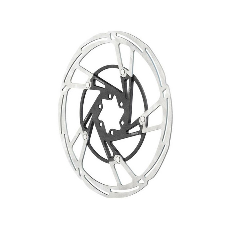 DISQUE DE FREIN JAGWIRE PRO LR2 6 TROUS 180 mm ARGENT/NOIR