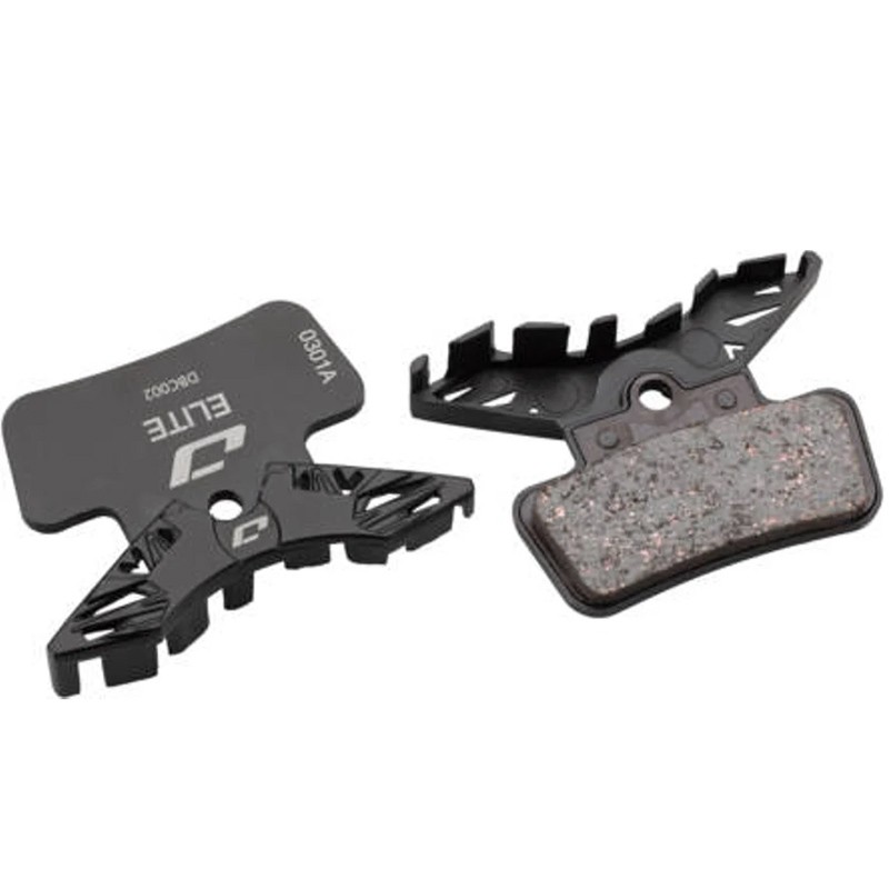 JEU DE PLAQUETTES DE FREIN SEMI-METALLIQUES REFROIDISSANTES JAGWIRE ELITE POUR SRAM GUIDE ULTIMATE/RSC/RS/R