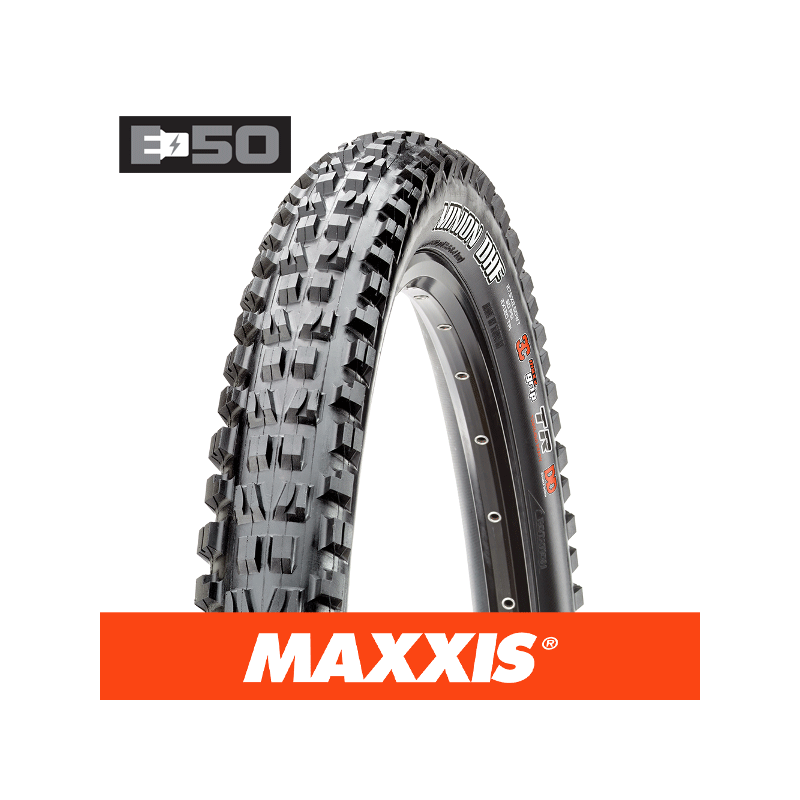 PNEU DE VÉLO ÉLECTRIQUE MAXXIS MINION DHF 29X2.50WT 60x2TPI PLIABLE 3CG/DH/TR/E-50
