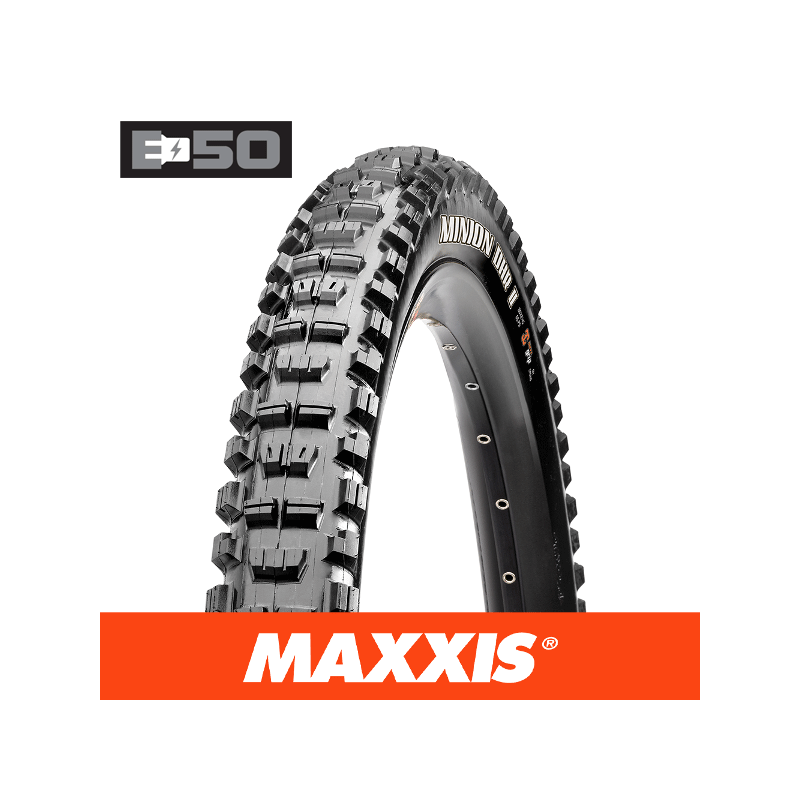 PNEU DE VÉLO ÉLECTRIQUE MAXXIS MINION DHR II 29X2.40WT 60x2TPI PLIABLE 3CT/DH/TR/E-50