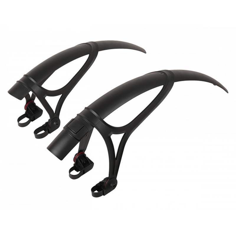 ENSEMBLE DE GARDE-BOUE GRAVEL UNIVERSEL ZEFAL SHIELD R50 LONGUEUR ADAPTABLE NOIR