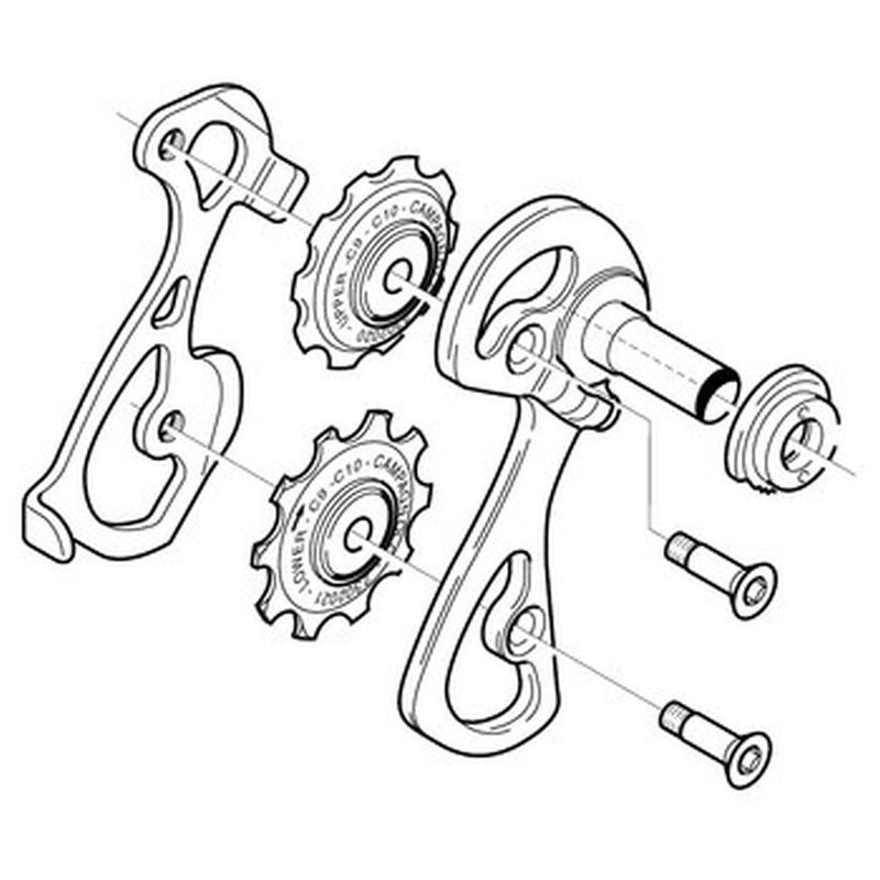 BOÎTE MOYENNE CAMPAGNOLO POWER 11V.ARGENT