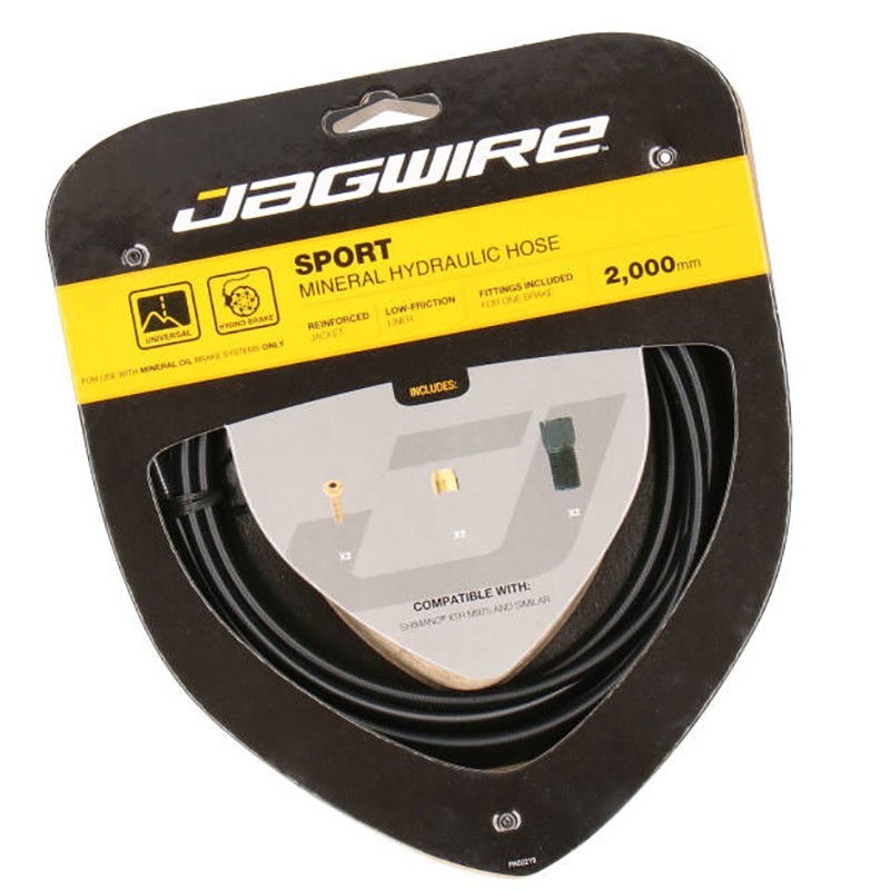 KIT DURITES MINÉRALES HYDRAULIQUES JAGWIRE SPORT POUR SHIMANO XTR M975 NOIR
