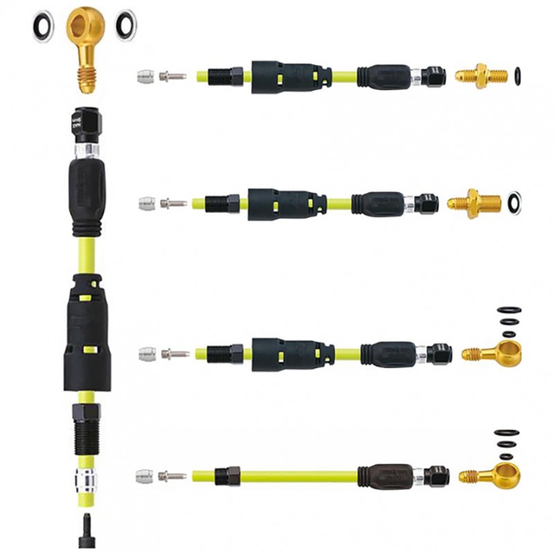 KIT OVALES/PINS/ÉCROUS JAGWIRE POUR TUYAU BANJO SRAM G2 ULTIMATE/RSC/RS/R/AVID XX