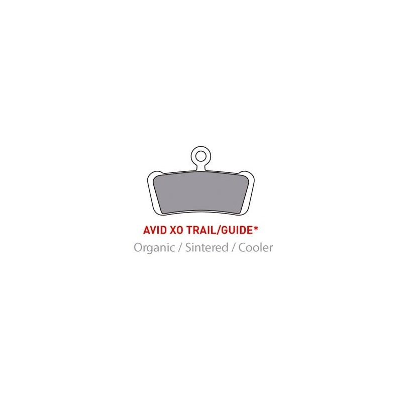 PLAQUETTES DE FREIN ONOFF AVID XO TRAIL/GUIDE ORGANIC
