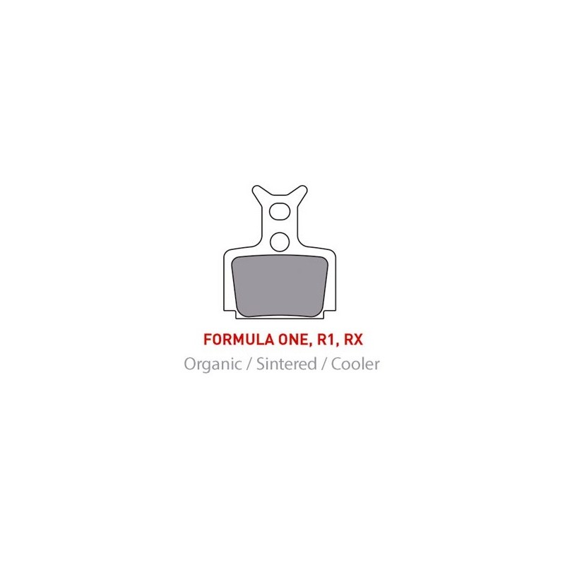 PLAQUETTES FRITTÉES ONOFF FORMULA ONE R1 RX