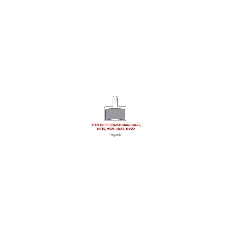 PLAQUETTES DE FREIN ONOFF TECKTRO HIDRA/SHIMANO M475 M515 M525 M465 M495 ORG