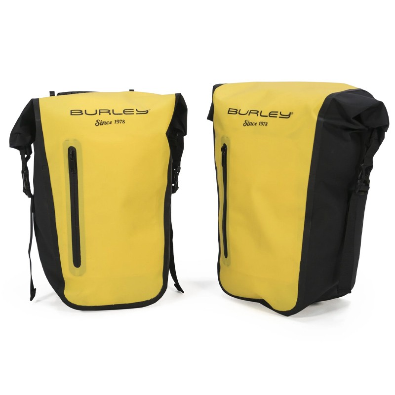 BURLEY ENSEMBLE DE SACOCHES SELLES 22L POUR REMORQUE COHO XC JAUNE
