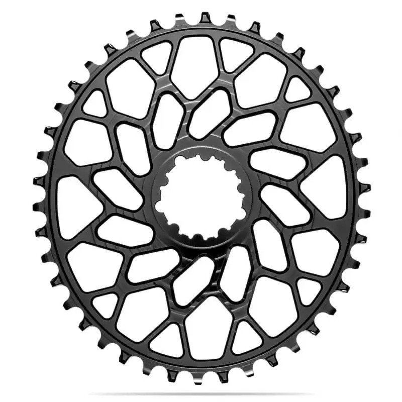 PLATEAU OVALE NOIR ABSOLU BEACH RACING 46T DM 0 OFFS.SRAM ALU.NE