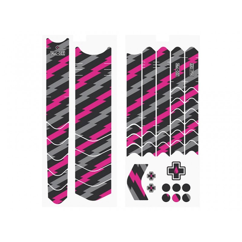 KIT PROTECT.FRAME MUC-OFF E-MTB BOLT ROSE/NOIR/GR