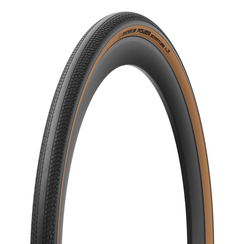 PNEU MICHELIN POWER ADVENTURE 700x42 COMPETITION TLR PLEG. NOIR MARRON