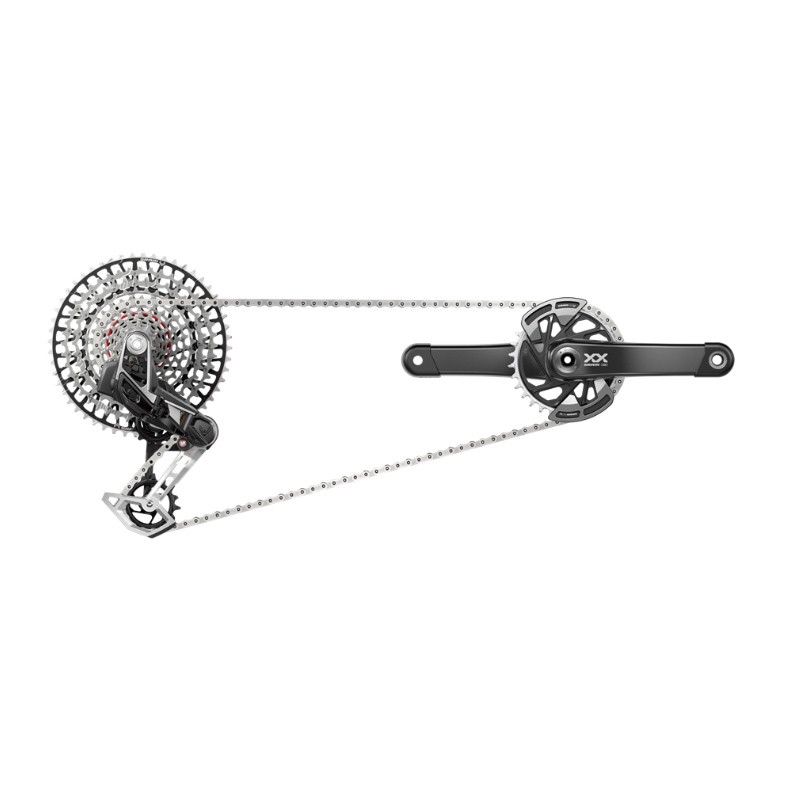 GROUPE SRAM XX T-TY EAG.AXS WIDE DUB POD DM 165 32T