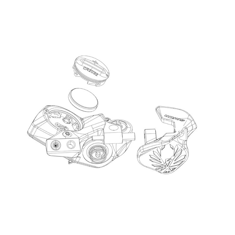 COLLIER SRAM BRIDGE CLAMP AXS CONTROL POD ULT GAUCHE NOIR