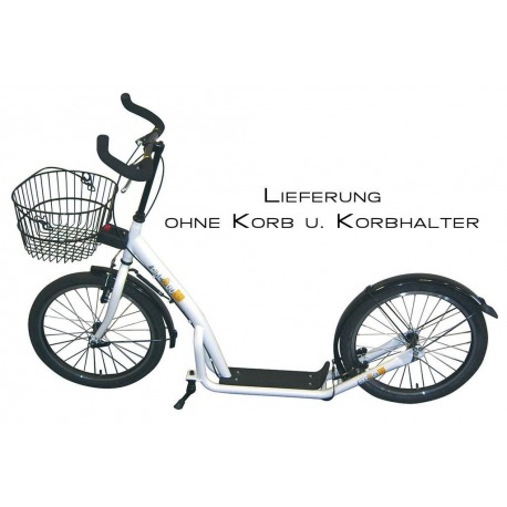 City Roller 20" bl. c. fix.p. det. De panier Klickfix