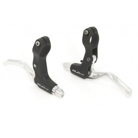 Jeu de leviers de frein XLC Comp BL-V12 noir/argent, Alu's pour Rapidfire
