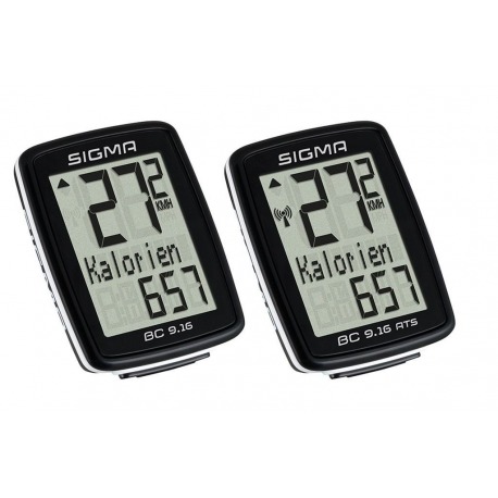 Compteur kilométrique Sigma BC 9.16 avec câbles