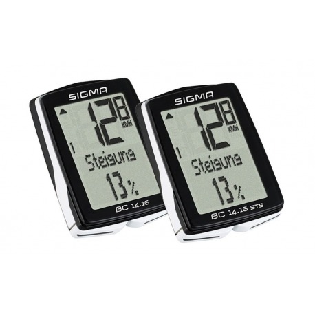 Compteur kilométrique Sigma BC 14.16 avec câbles