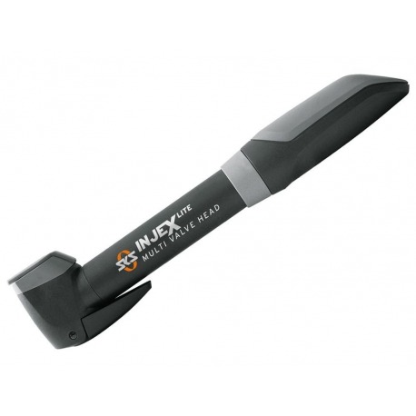 Mini pompe SKS Injex Lite 2012, tête polyv., avec clip porte-bidon