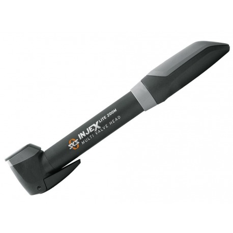 Mini pompe SKS Injex Lite Zoom 2012, tête polyv., avec clip porte-bidon