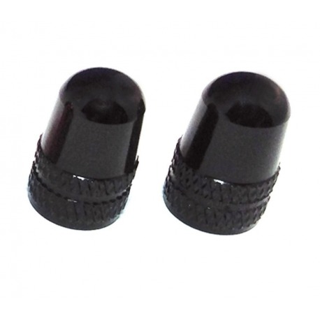 Couvercle de soupape AV Alu par paires, noir