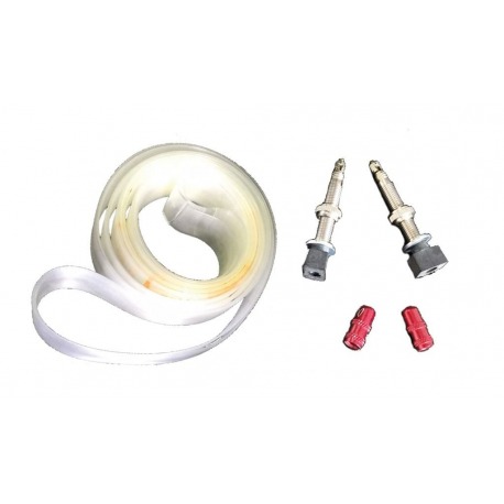 Kit fond de jante c. Valves tubeless pour 29" 2 unités (la paire) anti crevaison