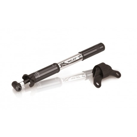 XLC Minipump Race PU-R03 7 bar argent/noir, 220mm, aluminium, tête double