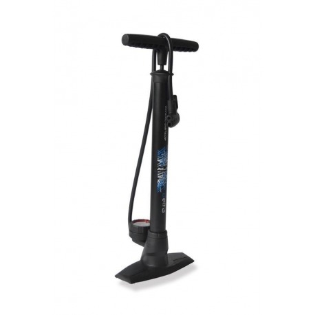 XLC Pompe à pied 'Delta' PU-S04 11 bar, avec tête double, noir