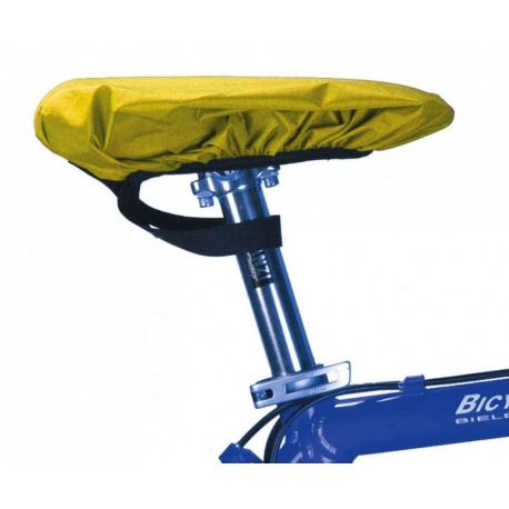 Housse de pluie pour selle, jaune fluo