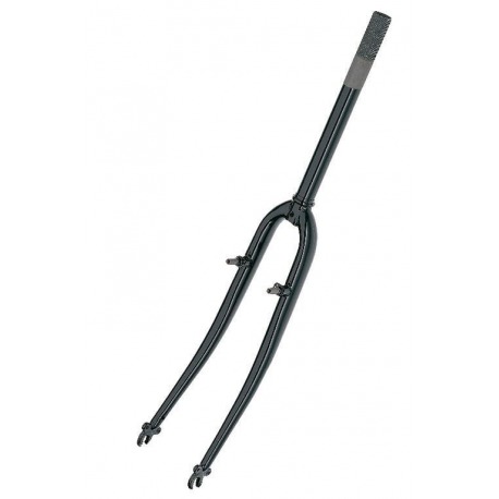 Fourche VTT 24" noir 1" 210mm/75mm